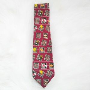 WARNER BROS. Hand Made 100% Silk Tie.